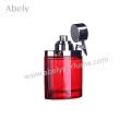 3.4fl. Oz Cool Zippo en forma de botella de perfume de vidrio rojo